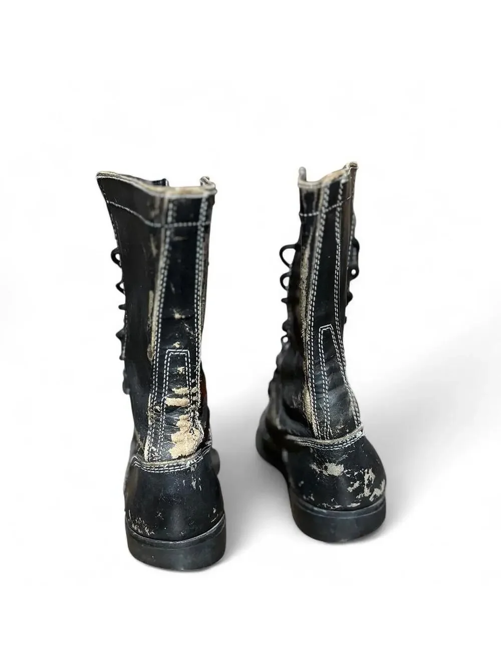 Vintage Corcoran Leather Combat Jump Boots